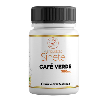 Café Verde (Green Coffe) 300mg 60 Cápsulas - Sinete