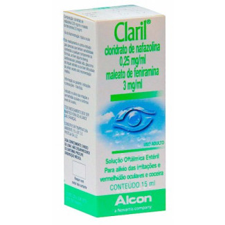 Claril 15ml - Solução Oftálmica - Novartis