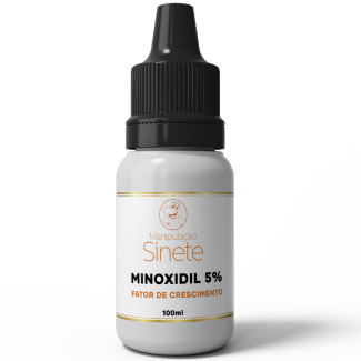 Minoxidil 5% - Solução Capilar - 100ml - Sinete