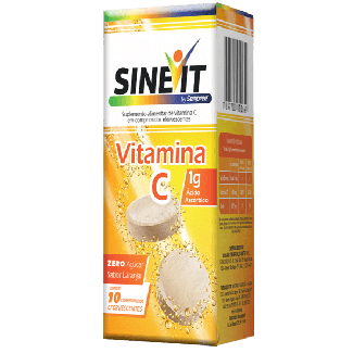 Vitamina C Sinevit 1G 10 Comprimidos Efervescentes