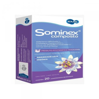 Sominex Composto 20 Comprimidos - EMS