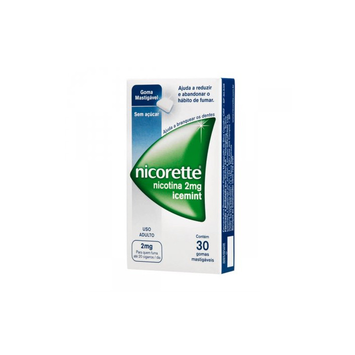 Nicorette Ice Mint 4 mg 30 chicles medicamentosos