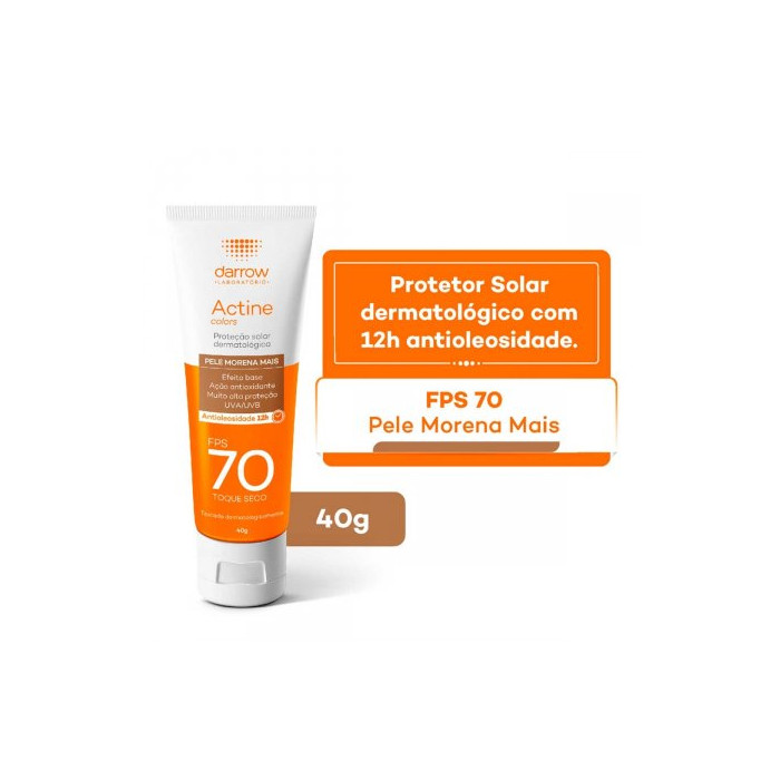 Protetor solar com cor Neutrogena FPS70 na pele oleosa: fica laranja?