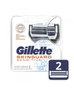 Carga Refil para Aparelho de Barbear Gillette Skinguard Sensitive - 2 Unidades