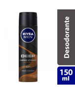 Desodorante Nivea Men Deep Amadeirado Aerosol Masculino 150ml