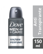 Desodorante Dove Men +Care sem Perfume Aerosol Masculino 150ml