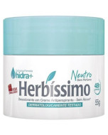 Desodorante Herbíssimo sem Perfume Creme Unissex 55g
