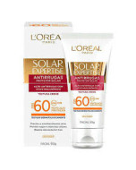 Protetor Solar Facial L'Oréal Paris Expertise Antirrugas FPS60 50g