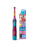 Escova de Dente Elétrica Infantil Oral B Disney Princesas 1 Unidade + 2 Pilhas AA