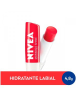 Hidratante Labial Nivea Shine - Morango - 4,8g
