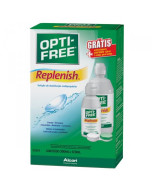 Solução para Limpeza de Lentes - Opti-Free Replenish 420ml + 1 Estojo para Lentes Grátis