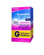 Loratadina 10mg - 12 Comprimidos - Biosintética - Aché - Genérico