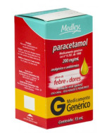 Paracetamol 200mg/ml - Gotas 15ml - Medley - Genérico