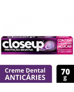 Creme Dental Close Up Proteção Bioativa Contra o Ácido Do Açúcar 70g