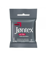 Preservativo Jontex Ultra Maior Resistência 3 Unidades