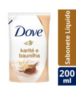 Refil Sabonete Líquido Dove Karité e Baunilha Cuidado Reconfortante 200ml