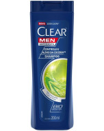 Shampoo Clear Men Anticaspa Controle e Alívio de Coceira 200ml