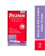 Tylenol Bebê 100mg/ml - Suspensão Oral 15ml + Seringa Dosadora