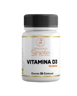 Vitamina D - Sinete D3 10.000UI - 30 Cápsulas
