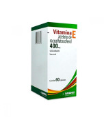 Vitamina E Sandoz 400mg 60 Cápsulas Gelatinosas Moles
