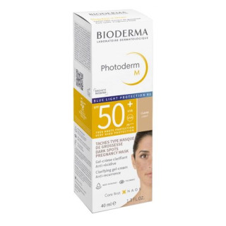Protetor Solar Facial Photoderm Dorée Bioderma Pele Clara FPS50 40ml