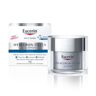 Creme Facial Antirruga Eucerin Hyaluron-Filler Noite 50g