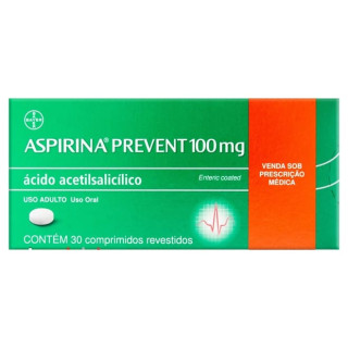 Aspirina Prevent 100mg - 100 Comprimidos