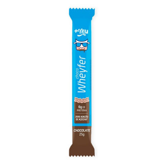 Barra de Proteína +Mu Choco Wheyfer Chocolate 25g