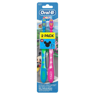 Escova de Dente Infantil Oral B Kids Mickey 2 Unidades
