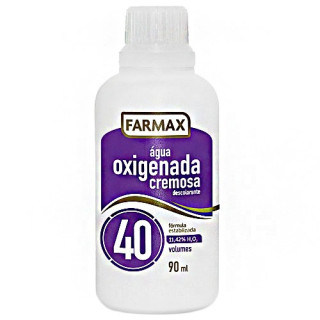 Água Oxigenada Cremosa 40 Volumes - Farmax - 90ml