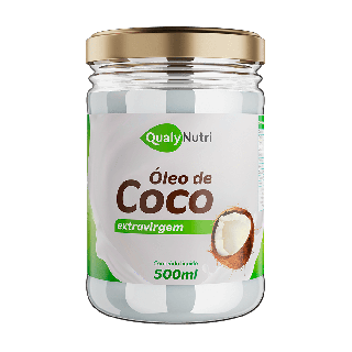 Óleo de Coco Extra Virgem 500ml - Qualy Nutri