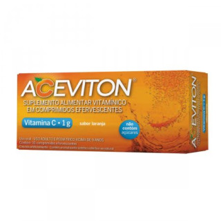 Vitamina C Aceviton 1G 10 Comprimidos Efervescentes
