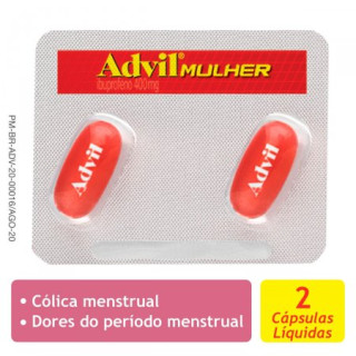 Advil 400mg - 2 Cápsulas