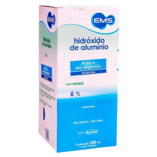 Hidróxido de Alumínio Suspensão Oral 240ml - EMS - Genérico