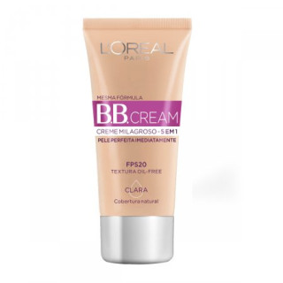 Base L'Oréal Paris BB Cream 5 em 1 - Pele Clara FPS20 - 30ml