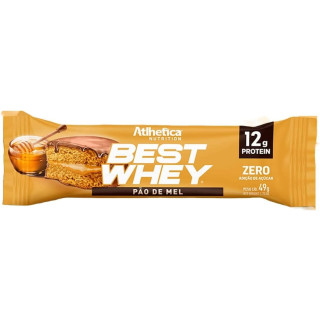 Best Whey Bar 12g Protein Pao de Mel 49g - Athletica Nutrition