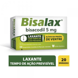 Bisalax 5mg 20 Comprimidos - União Química
