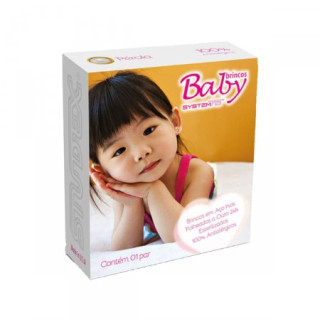 Brinco Infantil Antialérgico Studex Baby - Pérola - 1 Par