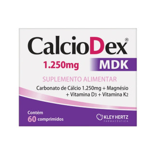 Calciodex MDK 1.250mg 60 Comprimidos - Kley Hertz