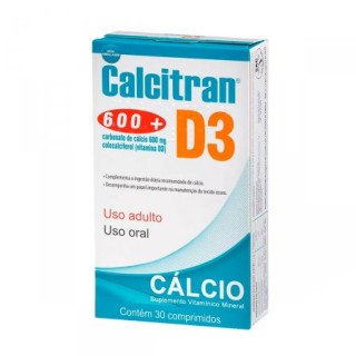 Calcitran D3 - 30 Comprimidos