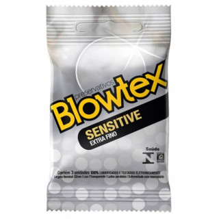 Preservativo Blowtex Sensitive Extra Fino 3 Unidades