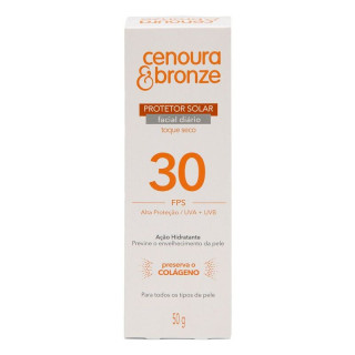 Protetor Solar Facial Cenoura & Bronze FPS30 50g