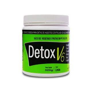 Chá Detox V6 Sabor Limão 320g - Sports Nutrition