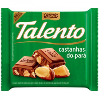 Chocolate Talento Castanhas-do-Pará 25g - Garoto