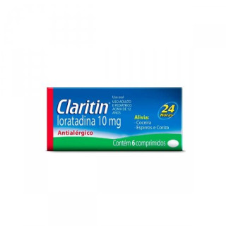 Claritin 10mg - 6 Comprimidos