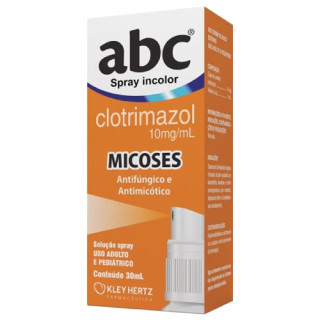 Antimicótico ABC Clotrimazol 10mg Spray 30ml