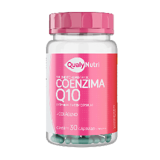 Coenzima Q10 + Colágeno 700mg - 30 Cápsulas - Qualy Nutri