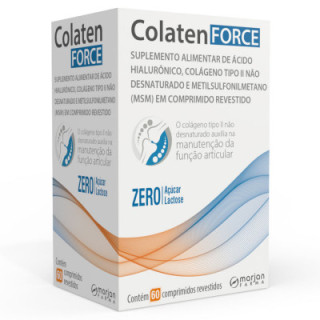 Colágeno Tipo 2 - Colaten Force 60 Comprimidos - Marjan Farma