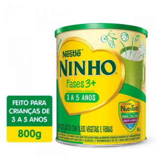 Composto Lácteo Ninho Fases 3+ 800g - 3 a 5 Anos - Nestlé