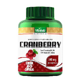 Cranberry 500mg Vitalab 60 Cápsulas